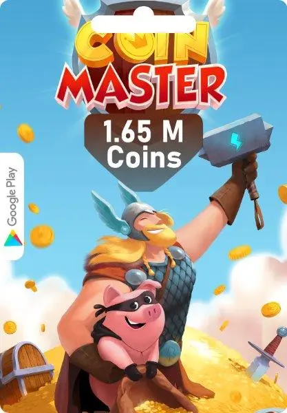 Coin Master 1,65 M Monete (Android Turchia) Coin Master 1,65 M Monete (Android Turchia)