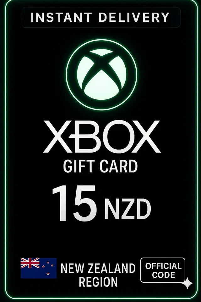 XBOX Live Card New Zealand - 15 NZD
