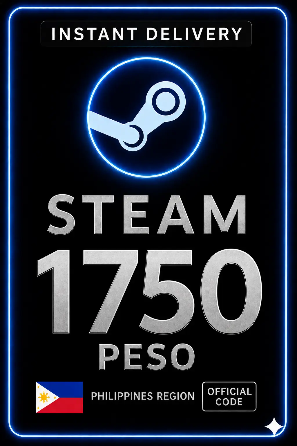 Steam Wallet Code 1750 Peso PH