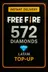 Free Fire 572 Diamonds Top-Up (LATAM)
