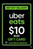 Carta Regalo Uber Eats - 10 AUD