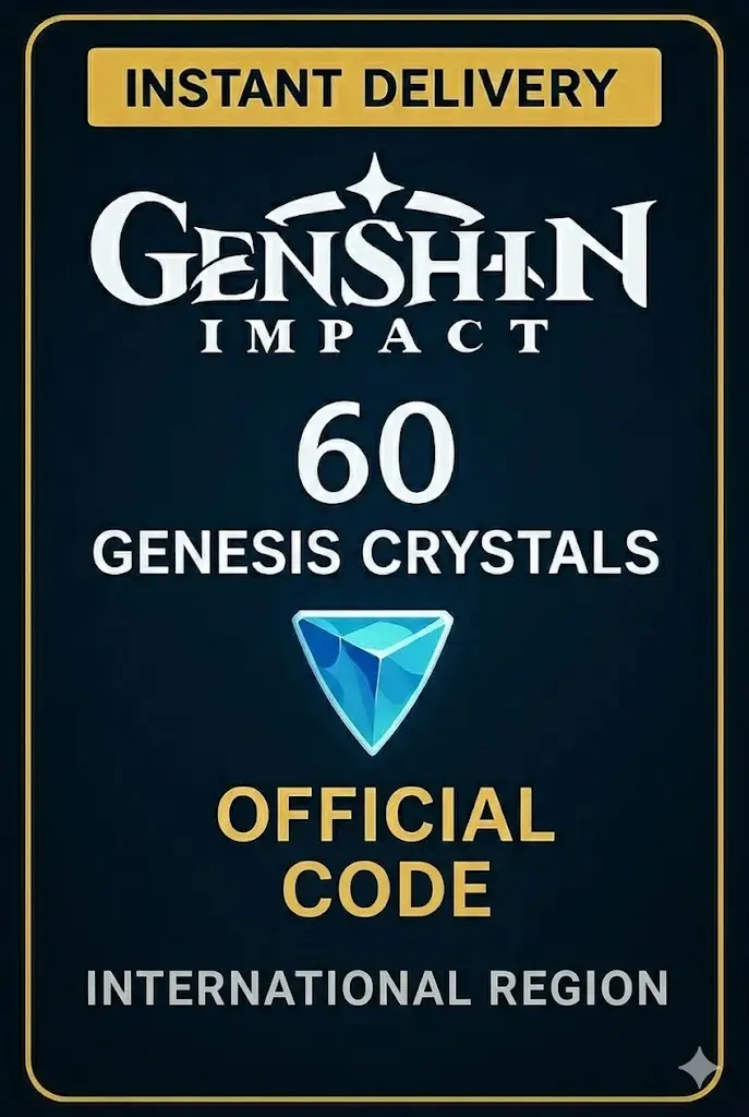 Genshin Impact-60 Genesis Crystals (INT)