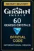 Genshin Impact-60 Genesis Crystals (INT)