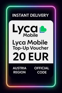 قسيمة شحن - 20 يورو (النمسا)  Lyca Mobile 