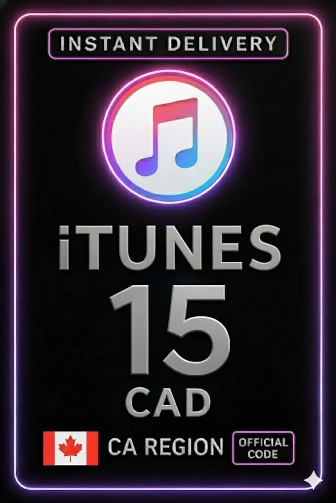 Carta regalo iTunes 15 CAD CA Carta regalo iTunes 15 CAD CA