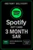 Spotify Gift Card Saudi Arabia - 3 Month SAR