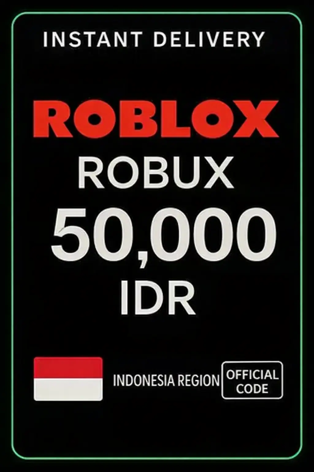 Roblox 50.000 IDR Game Card (ID)