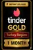 Tinder Gold Koda - 1 Mesec