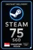 Steam Wallet Code Singapore 75 SGD