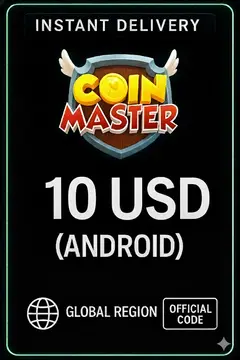 Coin Master (Android) - 10 $ US