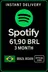 Spotify Brazil 61,90 BRL - 3 Month