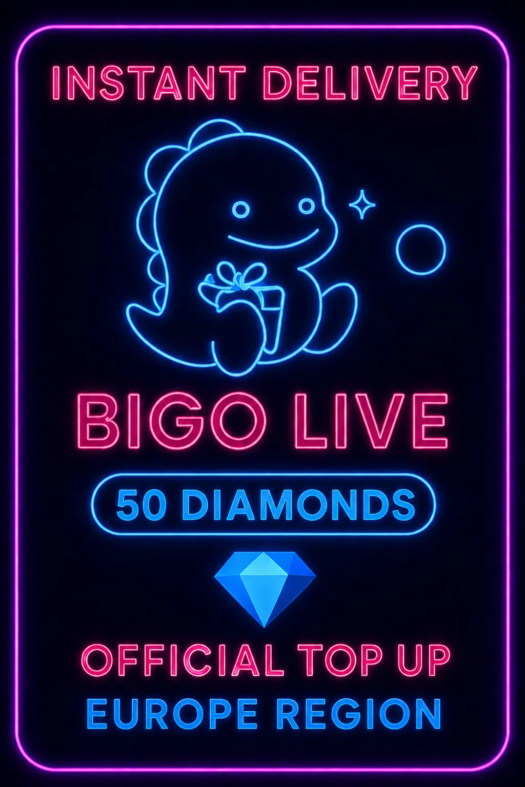 Bigo Live - 50 Diamonds (Top-Up) (EU)