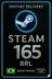 Steam Wallet Code Brazil 165 BRL