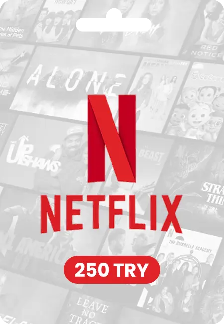 Netflix Hediye Kartı 250 TL Netflix Hediye Kartı 250 TL