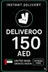 Deliveroo 150 AED