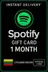 Spotify Gift Card Lithuania - 1 Month LT