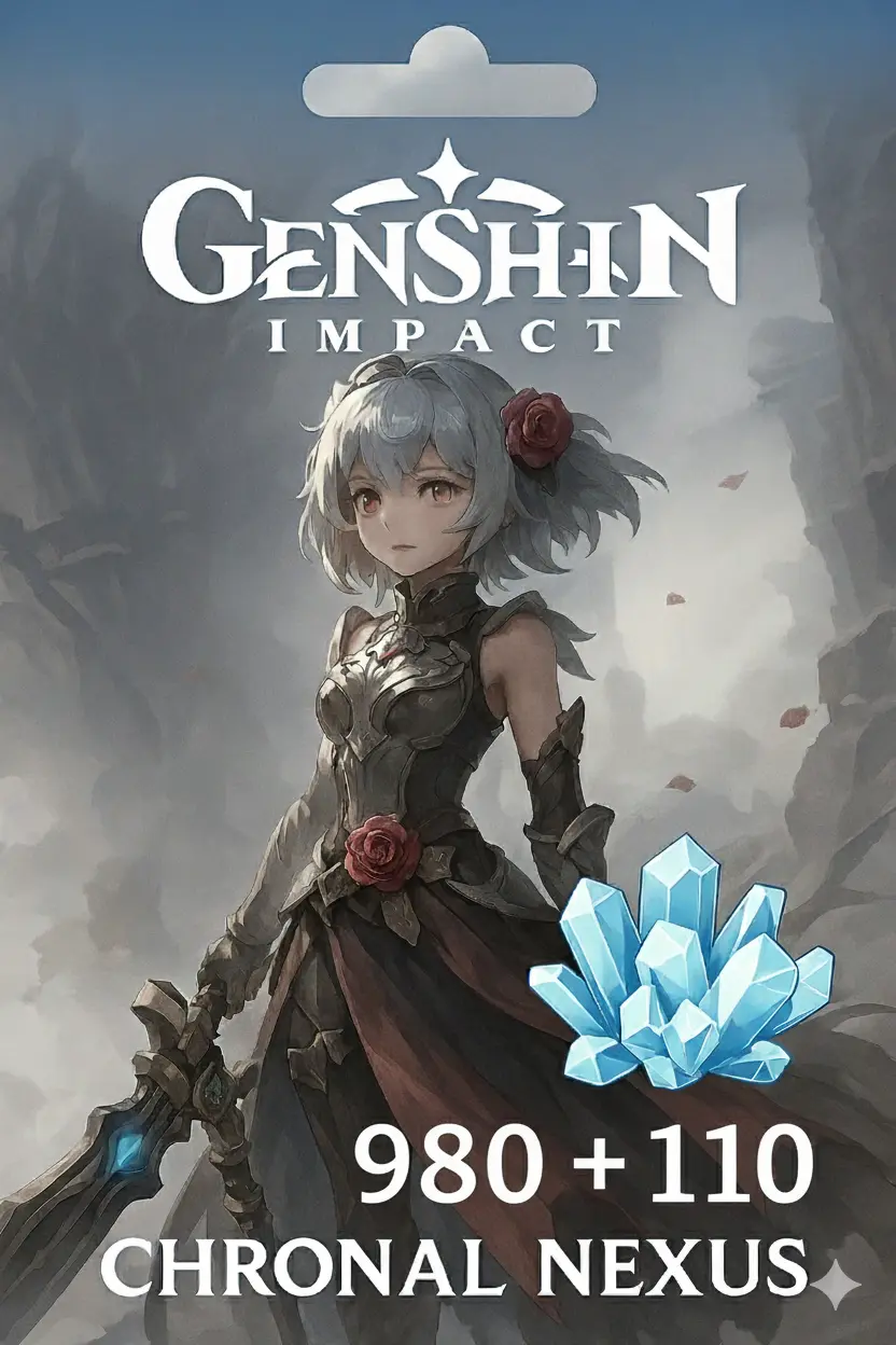 Genshin Impact - 980 + 110 Хрональный Нексус Пополнение Genshin Impact - 980 + 110 Хрональный Нексус Пополнение