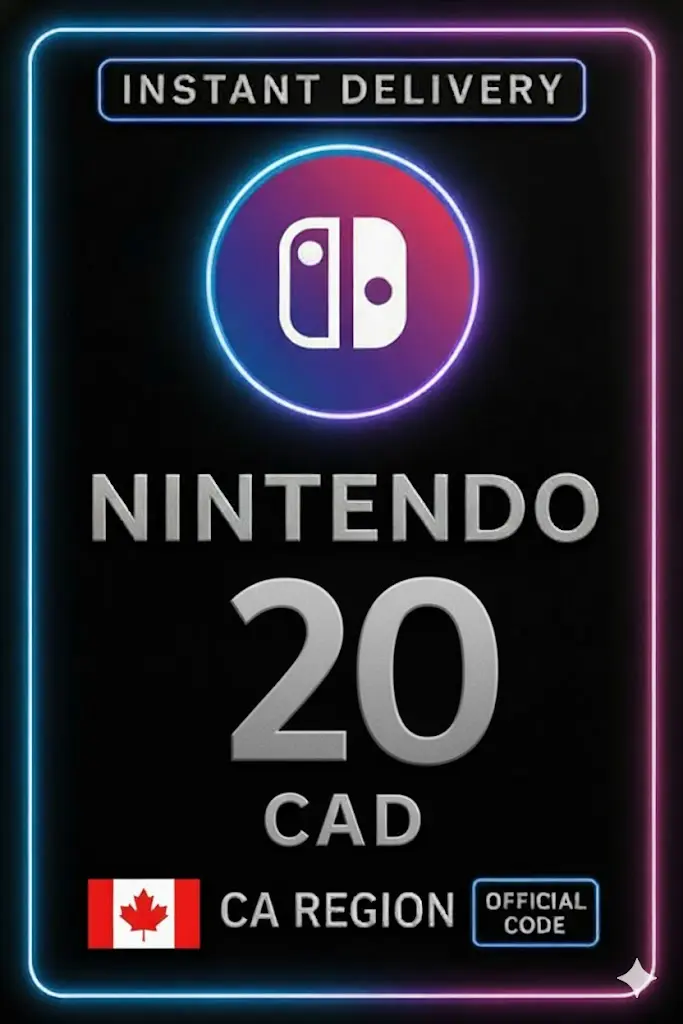 Nintendo eShop Prepaid Card - 20 CAD