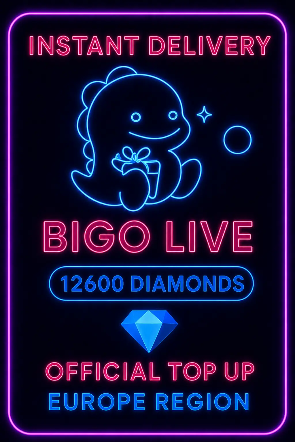 Bigo Live - 12600 Diamonds (Top-Up) (EU)