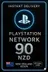 Cartão PSN Nova Zelândia - 90 NZD