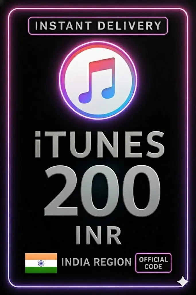iTunes Подарочная Карта Индия - 200 INR iTunes Подарочная Карта Индия - 200 INR