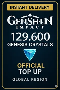 Genshin Impact 129.600 Genesis Crystals Top Up