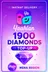 Yaahlan - 1900 Diamonds Top-Up (MENA)