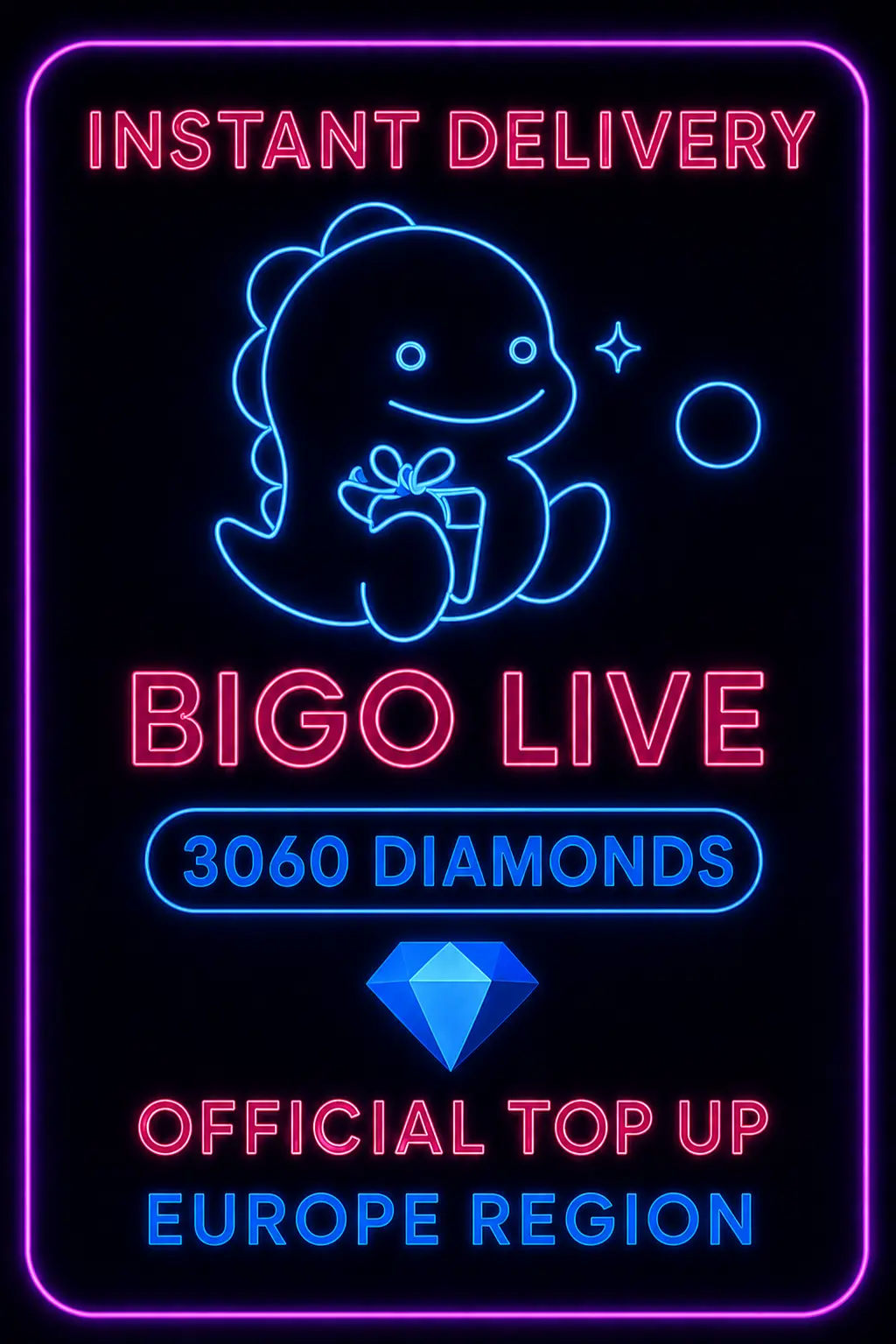 Bigo Live - 3060 Diamonds (Top-Up) (EU)