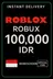 Roblox 100.000 IDR Game Card (ID)