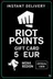 رمز وصول RIOT مينا €5