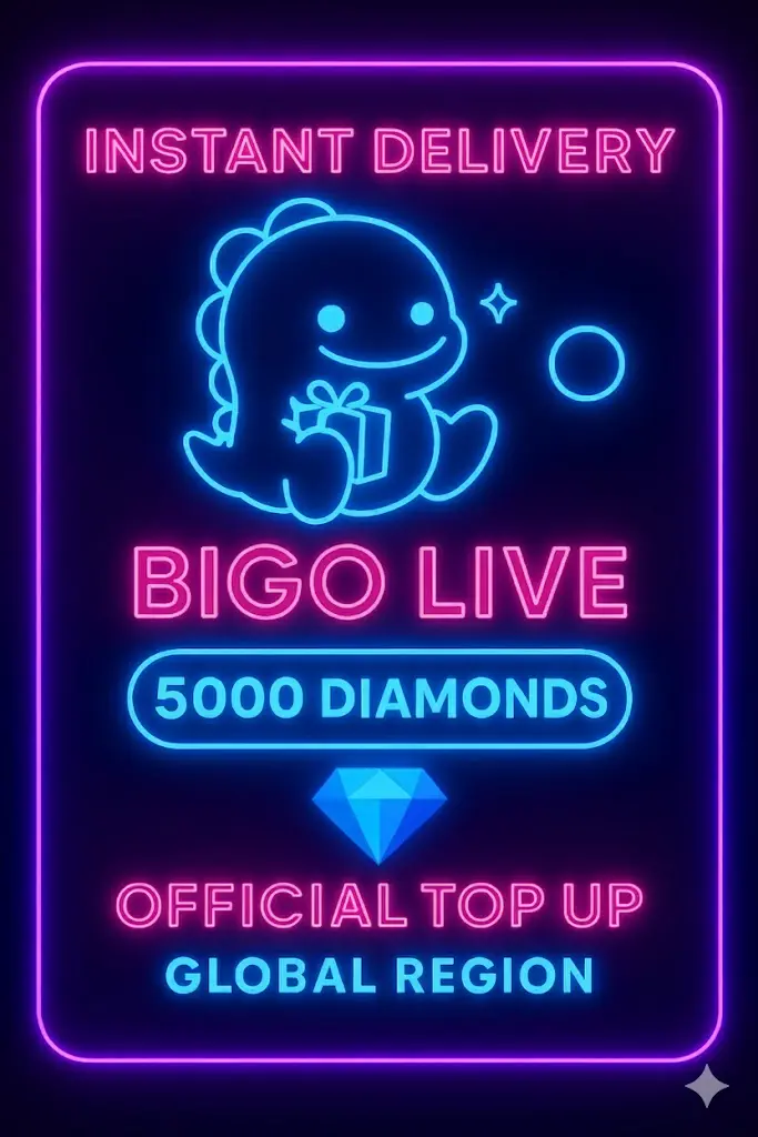 Bigo Live - 5000 Diamonds (Top-Up) Bigo Live - 5000 Diamonds (Top-Up)