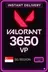 Valorant Points - 3650 VP (Singapore)