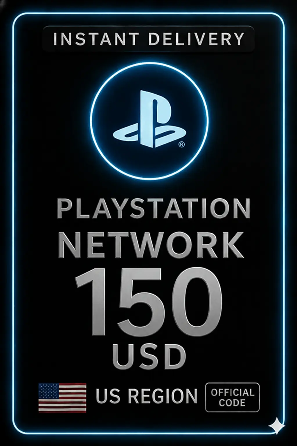 Playstation PSN Card 150$