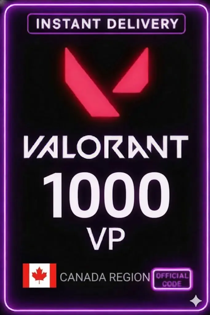 Valorant Puanları - 1000 VP (Kanada) Valorant Puanları - 1000 VP (Kanada)