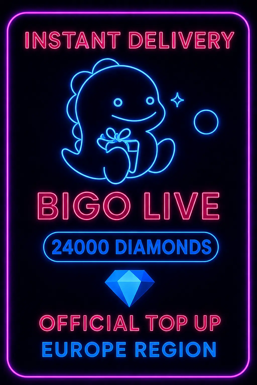 Bigo Live - 24000 Diamonds (Top-Up) (EU)