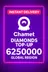 Chamet - 6250000 Diamonds Top-Up (Global)