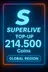 SuperLive 214.500 Coins Top-Up (Global)