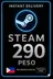 Steam Wallet Code 290 Peso PH