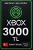 Xbox 3000 TL Hediye Kartı ( Türkiye )