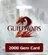 Guild Wars2 2000 Gem Card
