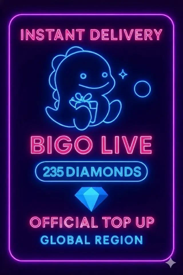 Bigo Live - 235 Diamanten (Aufladung)
