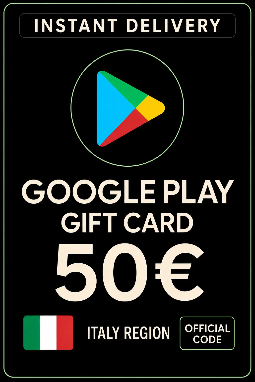 Google Play Gift Card - Italy 50 € IT