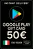 Google Play Gift Card - Italy 50 € IT