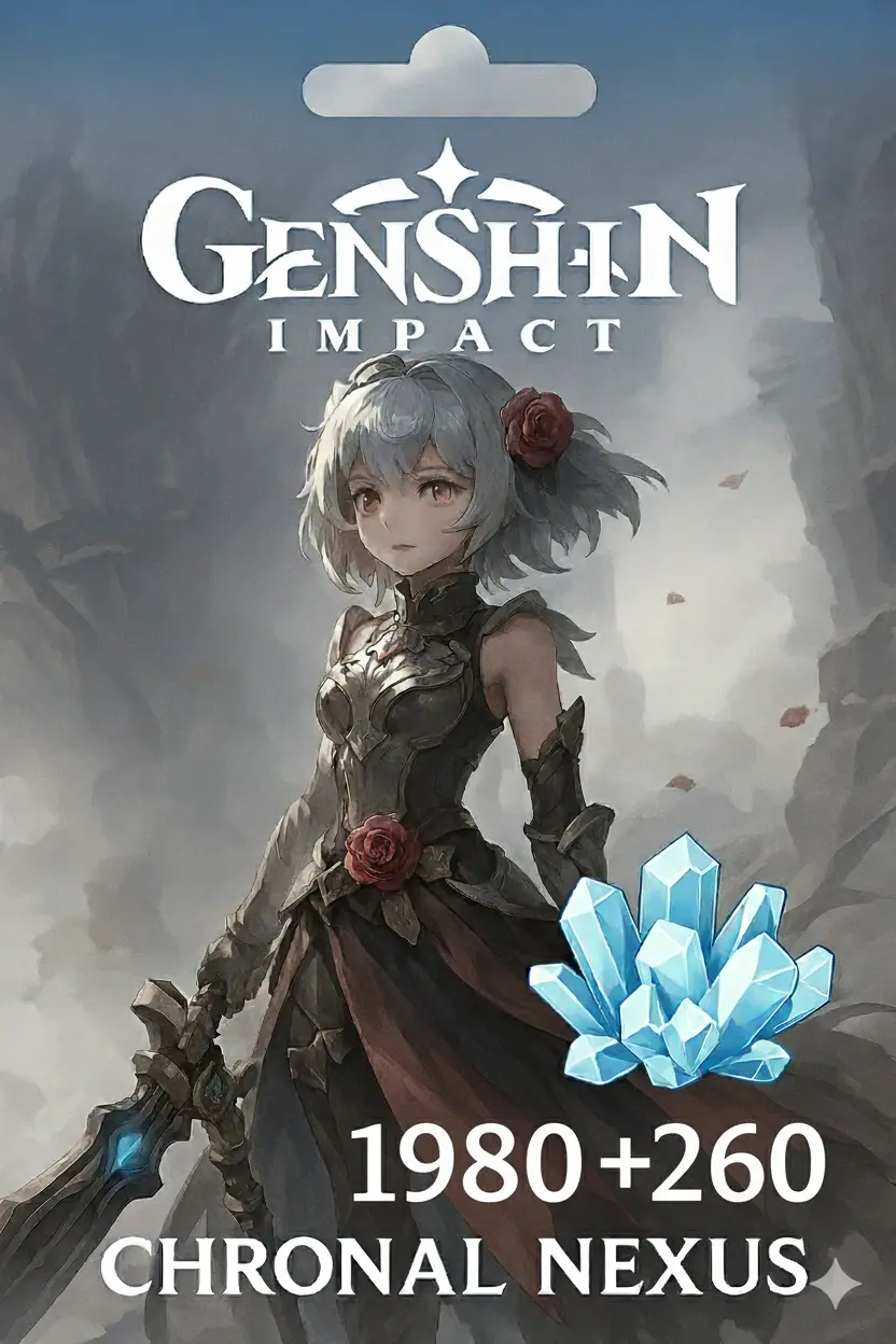 Genshin Impact - 1980 + 260 Хрональный Нексус Пополнение Genshin Impact - 1980 + 260 Хрональный Нексус Пополнение
