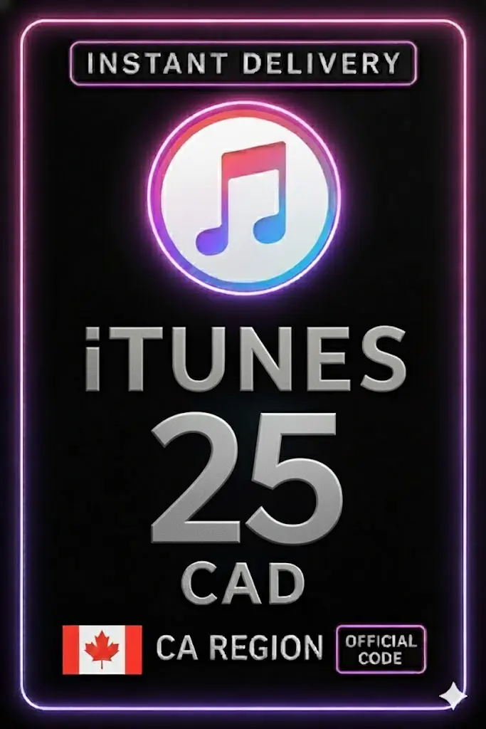Carta Regalo iTunes 25 CAD CA Carta Regalo iTunes 25 CAD CA