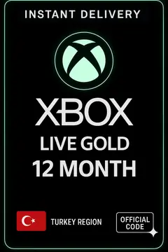 Xbox Live GOLD Subscription 12 Month ( Turkey VPN )
