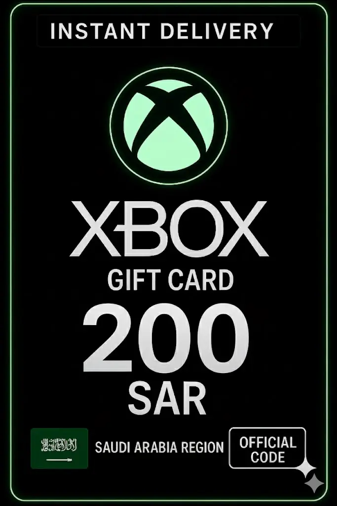 Xbox Live Gift Card Saudi Arabia - 200SAR Xbox Live Gift Card Saudi Arabia - 200SAR