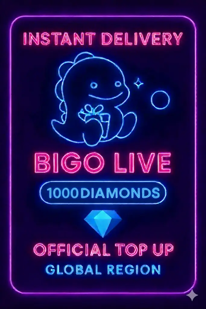 Bigo Live - 1000 Diamonds (Top-Up) Bigo Live - 1000 Diamonds (Top-Up)