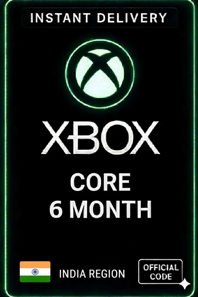 Xbox Game Pass Core - 6 Month (India) Xbox Game Pass Core - 6 Month (India)