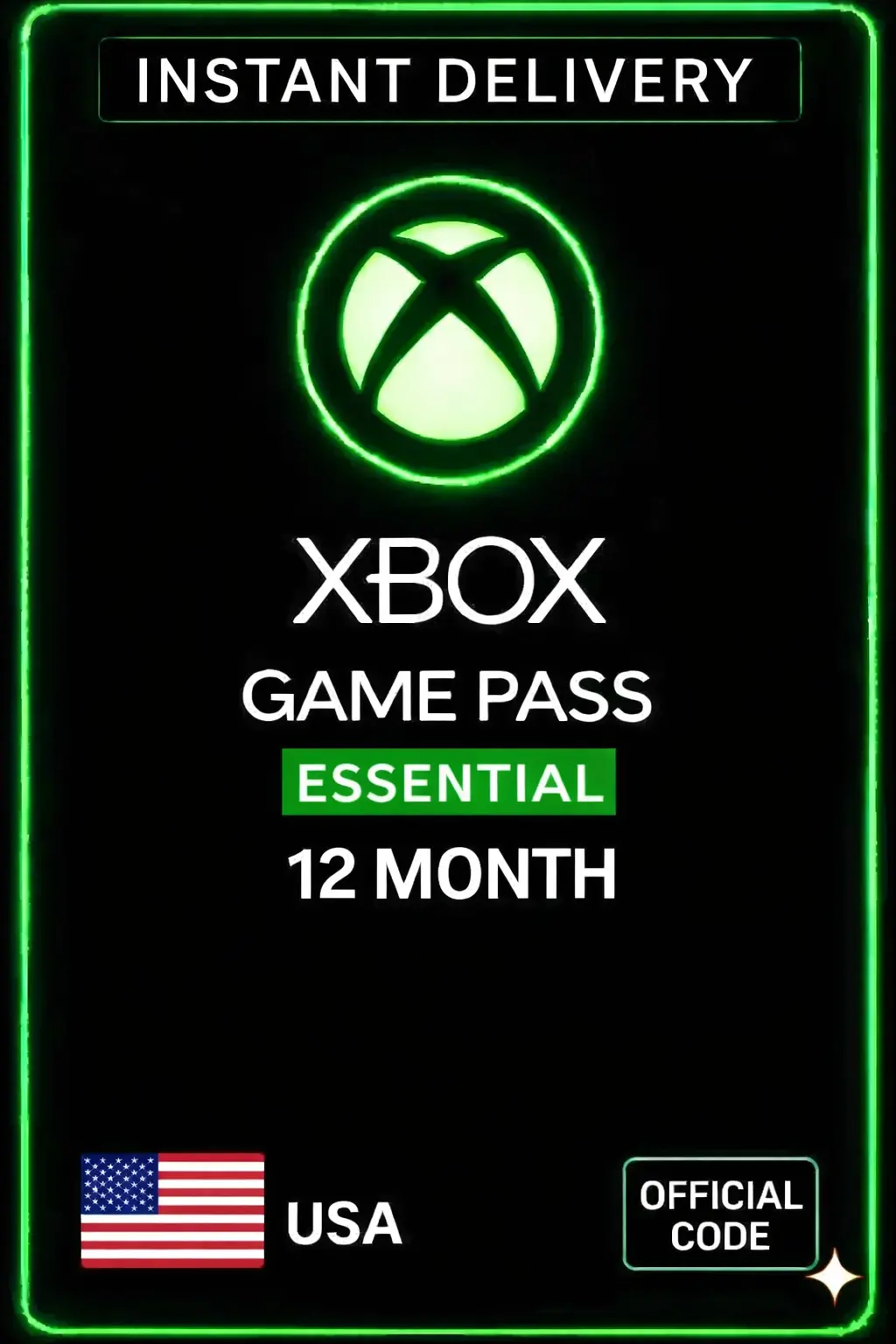 Xbox Game Pass Essential 12 Month (USA)